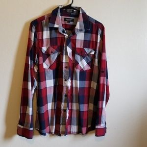 Eighty Eight Platinum Plaid Shirt